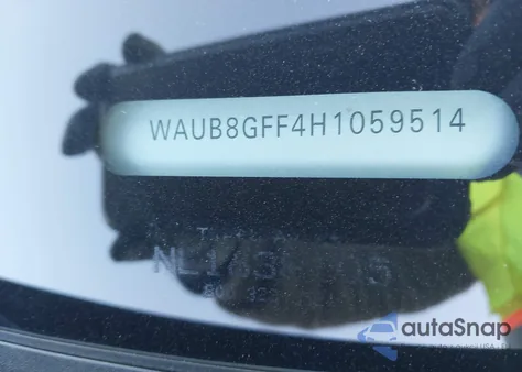 2017 Audi A3 2.0T Premium из США, поврежденный, VIN WAUB8GFF4H1059514